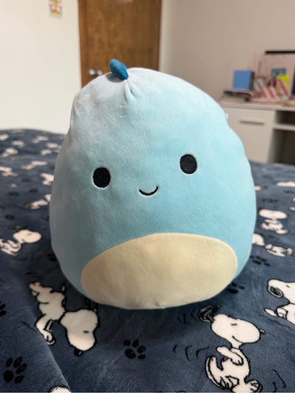Blue dinosaur Squishmallow